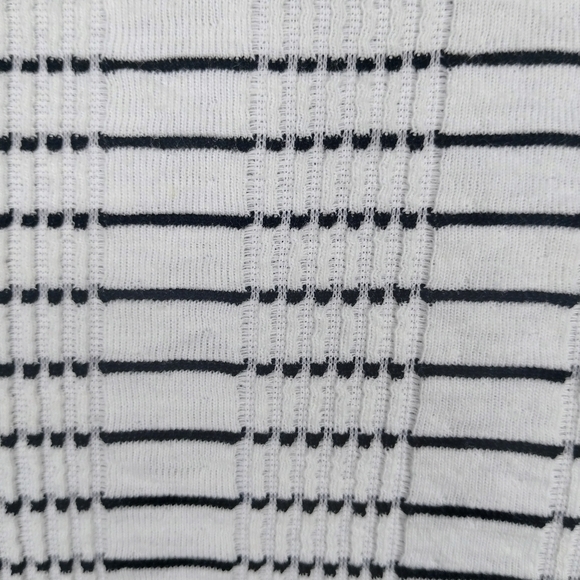 VINTAGE 80s Style Plus California Men's One Size Shirt Made In USA Striped White - Picture 3 of 7